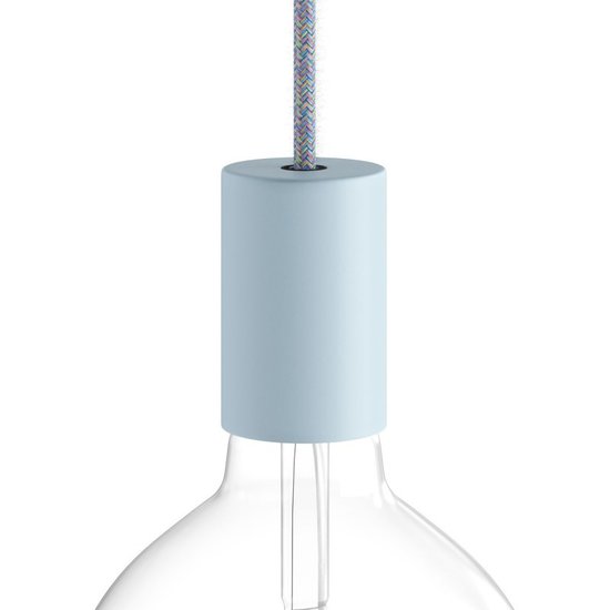 Lampfitting E27 Pastelkleur - Lichtblauw