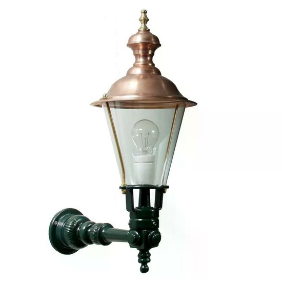 Spakenburg M wall lamp | Green-copper