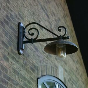 Wandlamp Rennes XL | Zwart-koper