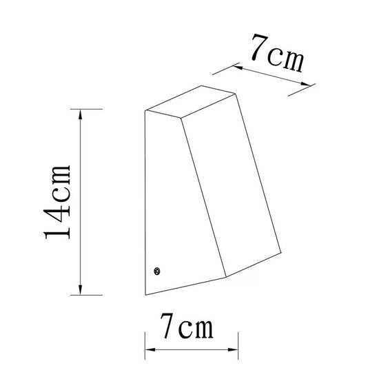Muurspot Downlighter S | zilver | GU10 - Afbeelding 4