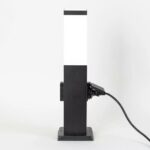 Staande buitenlamp met stopcontact Fiss | Zwart | 45cm