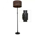 KS Cooper vloerlampvoet | Antiek zwart | 141cm