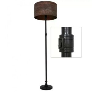 KS Cooper vloerlampvoet | Antiek zwart | 141cm