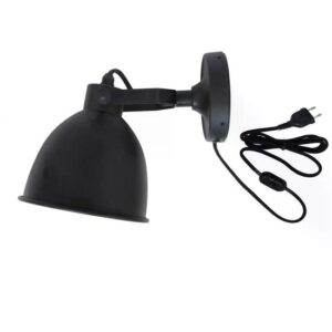 Maxim Cover XL muurspot | antiek zwart | E27
