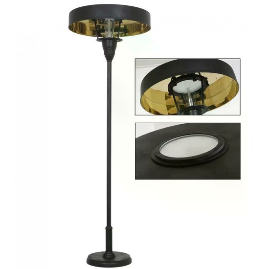 KS Auriol vloerlamp | Antiek zwart | 140cm