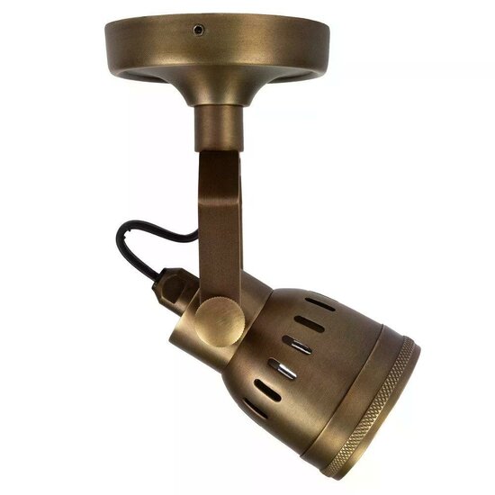 Indigo wandlamp/plafondlamp | messing | H: 11 cm - Afbeelding 3