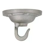 Plafondhaak Montagehaak Ruw aluminium Ø13cm