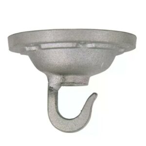 Plafondhaak Montagehaak Ruw aluminium Ø13cm