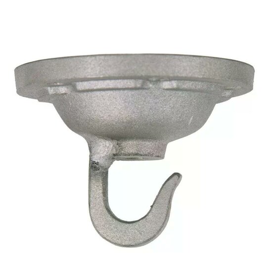 Plafondhaak Montagehaak Ruw aluminium Ø13cm