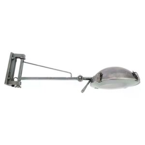 Gisborne wandlamp | zilver | E27