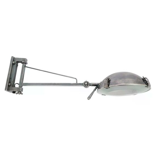 Gisborne wandlamp | zilver | E27