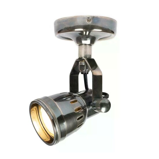 Indigo wandlamp | zilver | H: 11 cm - Afbeelding 2