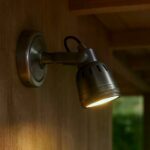 Indigo wandlamp | zilver | H: 11 cm