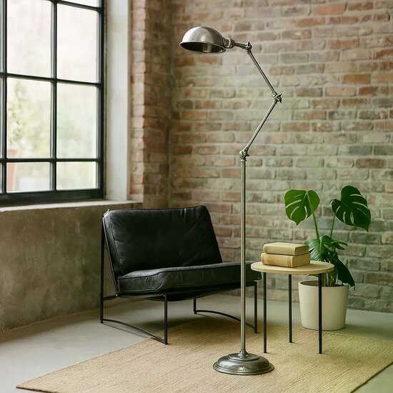 Nova vloerlamp | Antiek Zilver | 150 cm - Image 2