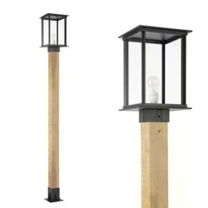 Lantaarnpaal hout Capital XXL Zwart 240cm