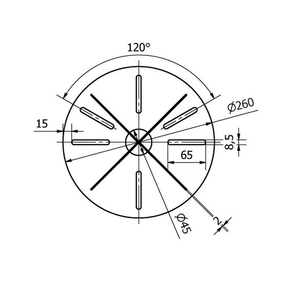 Verankering Spie 2 | Verzinkt | Ø26cm - Afbeelding 3