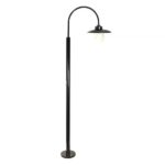 Laternenpfahl Solingen Schwarz 250cm