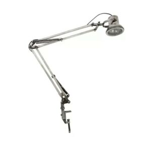 KS Cornell bureaulamp | Antiek zilver | H85cm