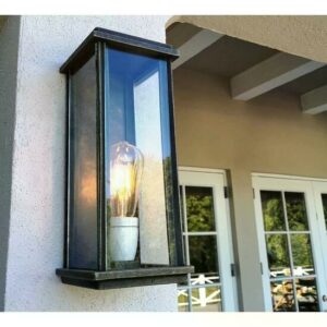 Wandlamp Capital L | Brons
