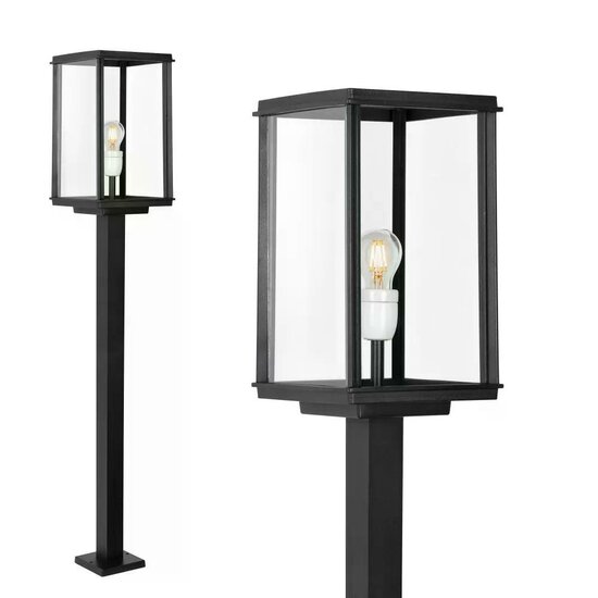 Staande buitenlamp Capital XL | Zwart | 126cm – Image 2