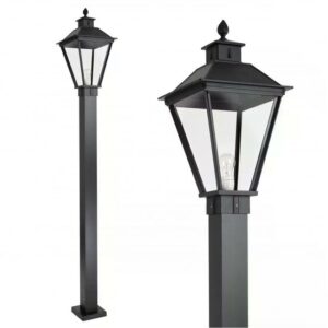 Lantaarnpaal Square Zwart 260cm