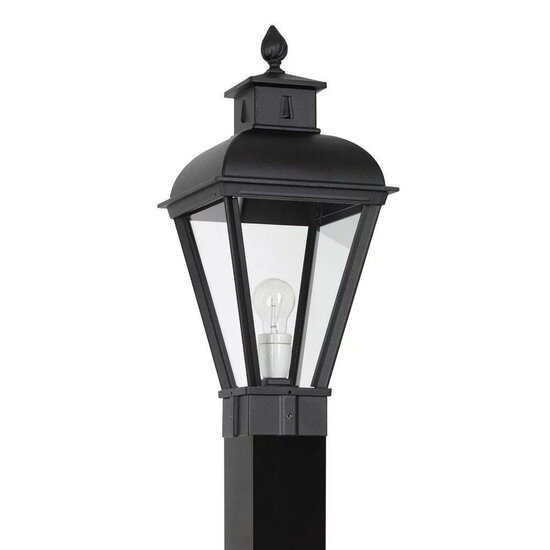 Staande buitenlamp Vondel | Zwart | 120cm - Afbeelding 2