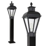 Staande buitenlamp Vondel | Zwart | 120cm