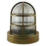 Plafondlamp Gibraltar scheepslamp | Brons
