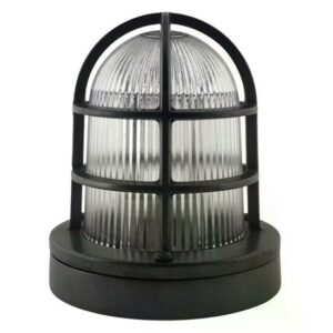 Plafondlamp Gibraltar scheepslamp | Zwart-brons