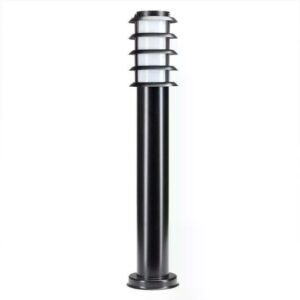 Zwarte RVS Soll 2 staande buitenlamp van 65 cm