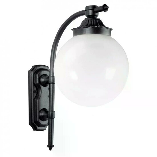 Groene Madeira muurlamp met witte bol