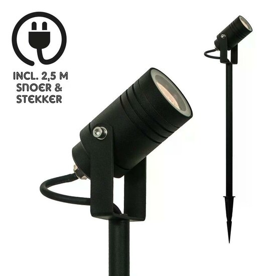 Tuinspot Beamy L | Zwart | IP54 | GU10 - Image 4