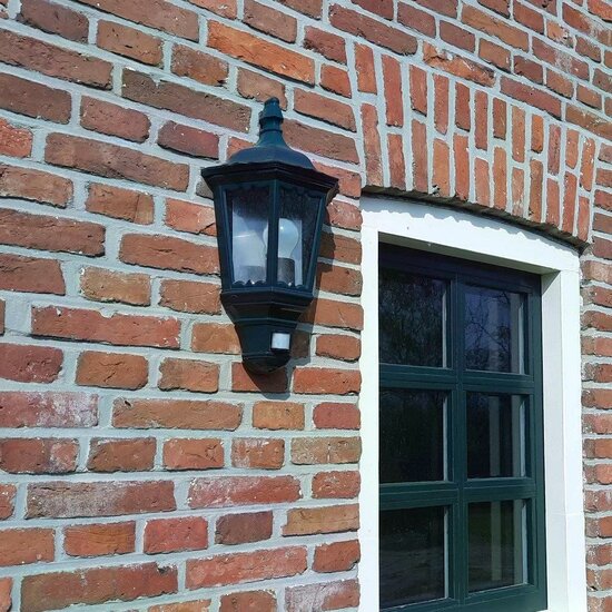Wandlamp Ancona plat met sensor | Groen - Afbeelding 2