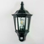 Wandlamp Ancona plat met sensor | Groen
