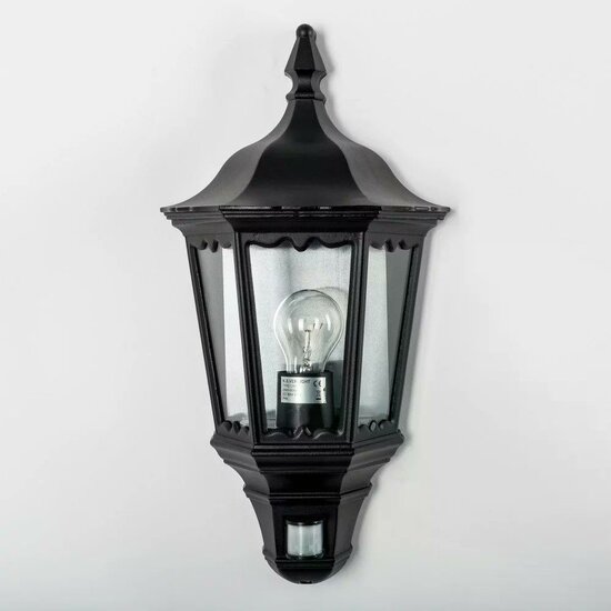 Wandlamp Ancona plat met sensor | Zwart – Bild 2