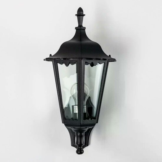 Wandlamp Ancona staand met sensor | Zwart - Afbeelding 2