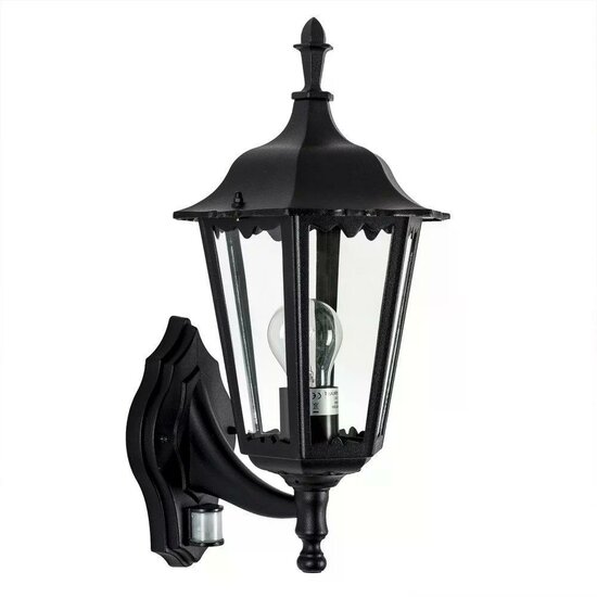 Wandlamp Ancona staand met sensor | Zwart - Afbeelding 4