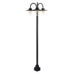 Lantaarnpaal Dolce Retro triple Zwart 217cm