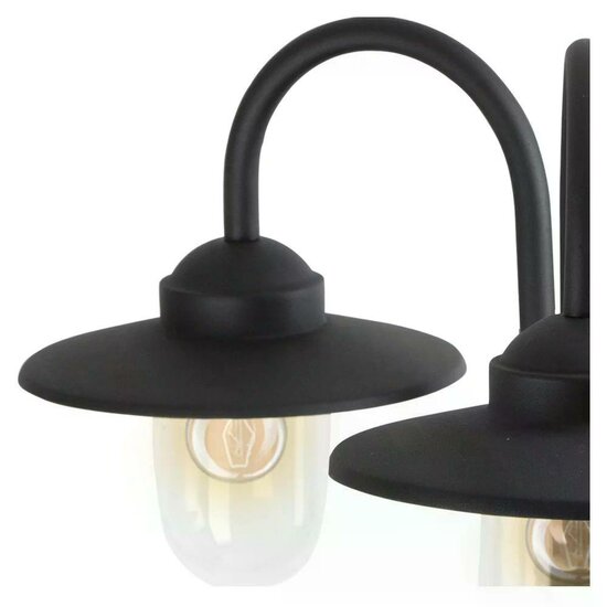 Lantaarnpaal Dolce Retro triple | Zwart | 217cm - Afbeelding 4