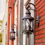 Wandlamp Romantica 3-lichts | Rustiek bruin