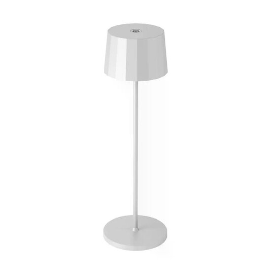 Lido Oplaadbare led Tafellamp | wit | 35 cm - Image 2