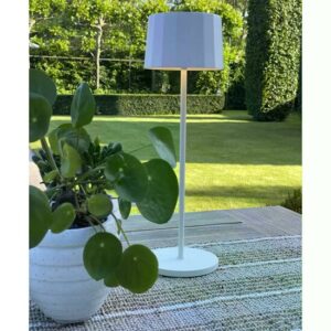 KS Lido oplaadbare tafellamp | Wit | H35cm