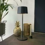 KS Lido oplaadbare tafellamp | Zwart | H35cm