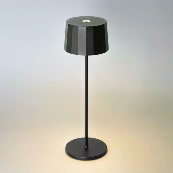 Lido Oplaadbare led Tafellamp | zwart | 35 cm – Bild 3