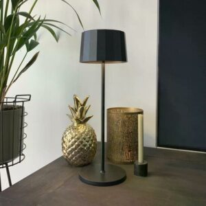 KS Lido oplaadbare tafellamp | Zwart | H35cm