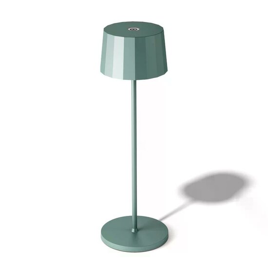 Lido Oplaadbare led Tafellamp | groen | Ø11cm - Image 2