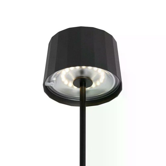 Lido Oplaadbare led Tafellamp | antraciet | H: 35.30cm – Bild 4