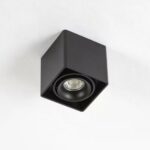 Bjorn 1 Opbouwspot | zwart | GU10