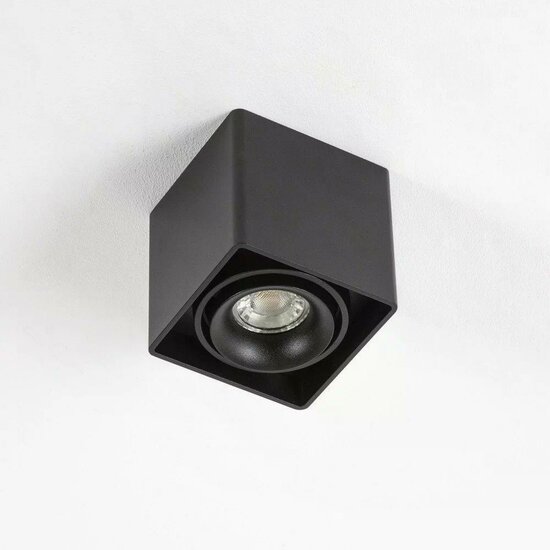 Bjorn 1 Opbouwspot | zwart | GU10
