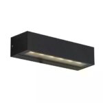 Wandlamp Score M up & down | Zwart | 2x6,5W | 3000K | IP65